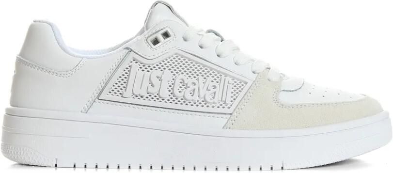 Just Cavalli Sneakers met logo Wit