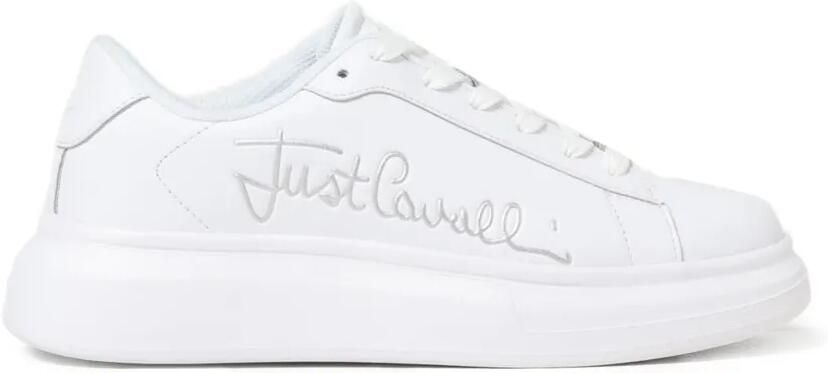 Just Cavalli Sneakers met logo Wit