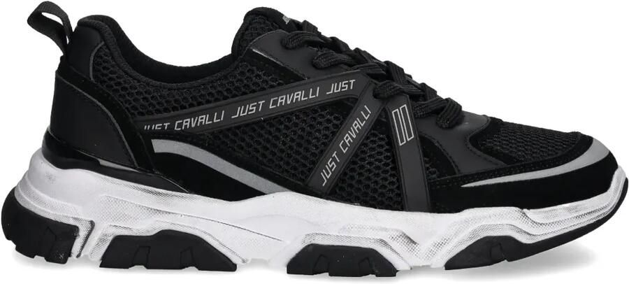 Just Cavalli Sneakers met logo Zwart