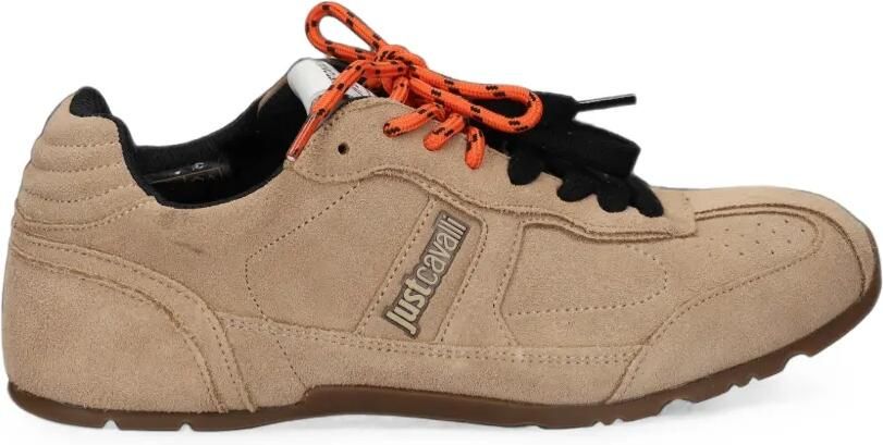 Just Cavalli Sneakers met logoplakkaat Beige