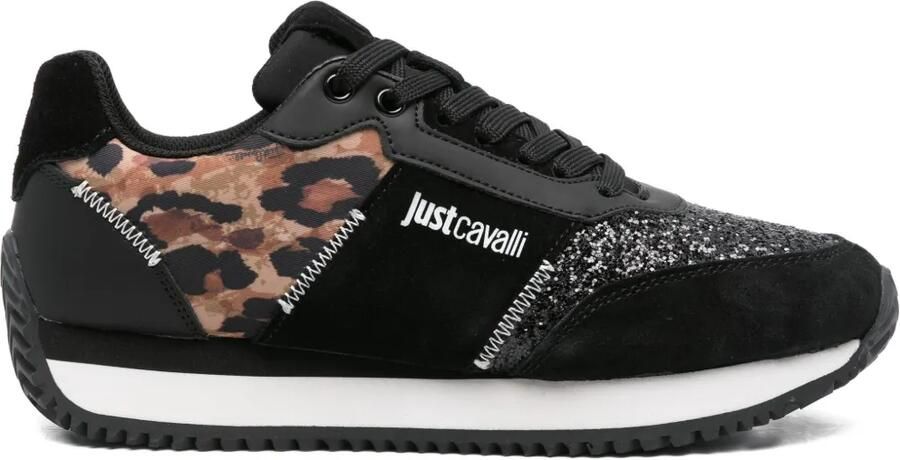 Just Cavalli Sneakers met luipaardprint Zwart