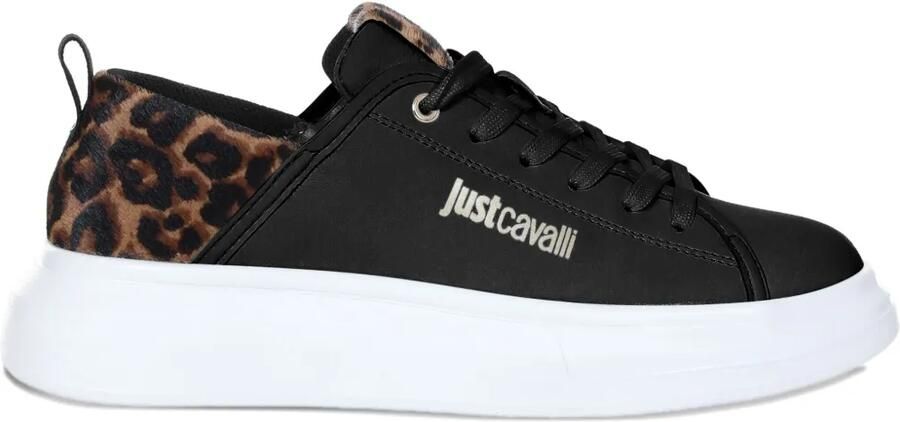Just Cavalli Sneakers met luipaardprint Zwart