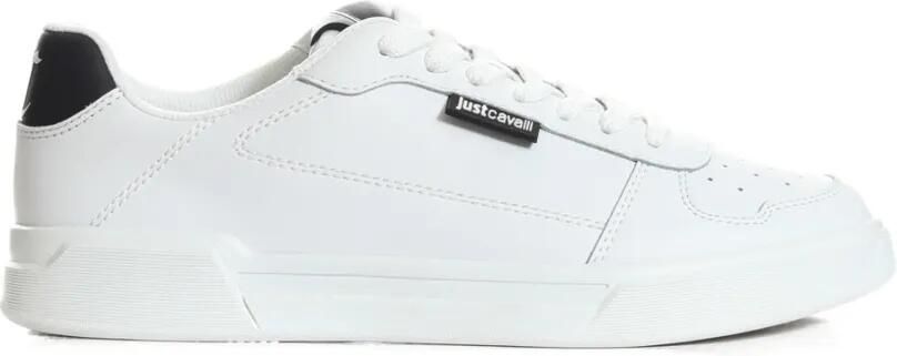Just Cavalli Sneakers met ronde neus Wit