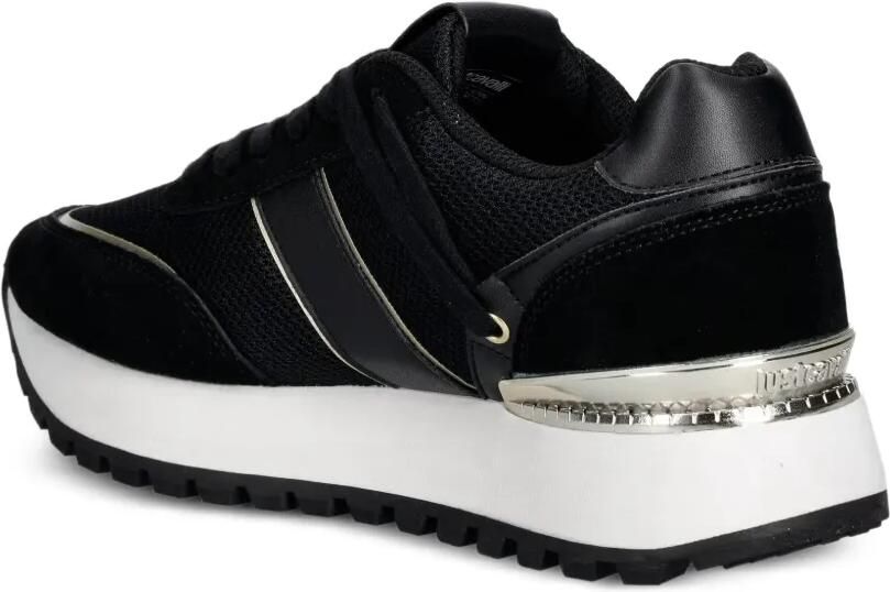 Just Cavalli Sneakers met vlakken en logoprint Zwart - Foto 2