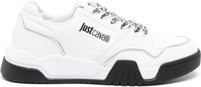 Just Cavalli Sneakers met logoprint Wit