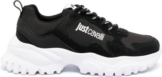 Just Cavalli Sneakers met logoprint Zwart