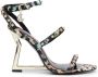 Just Cavalli x Kim sandalen met luipaardprint Beige - Thumbnail 1
