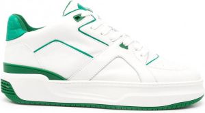 Just Don Leren sneakers Wit