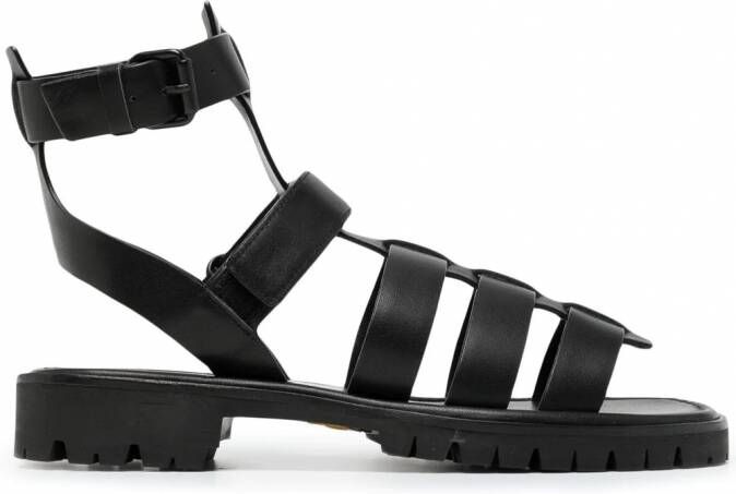 Juun.J Cage leren sandalen Zwart - Foto 1