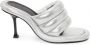 JW Anderson Bumper Tubular gewatteerde sandalen Zilver - Thumbnail 1