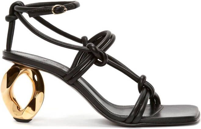 JW Anderson Sandalen met kettinghak Zwart