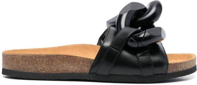 JW Anderson Slippers met bandjes Zwart