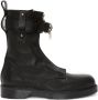 JW Anderson Combat boots met hangslot Zwart - Thumbnail 1