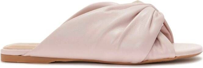 JW Anderson Corner slippers met gedraaid detail Roze