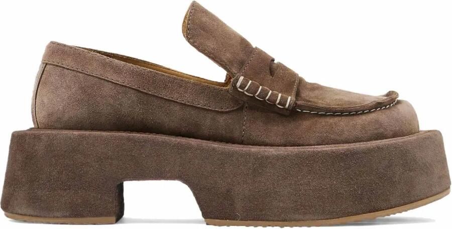 JW Anderson 50 mm loafers met plateauzool Bruin