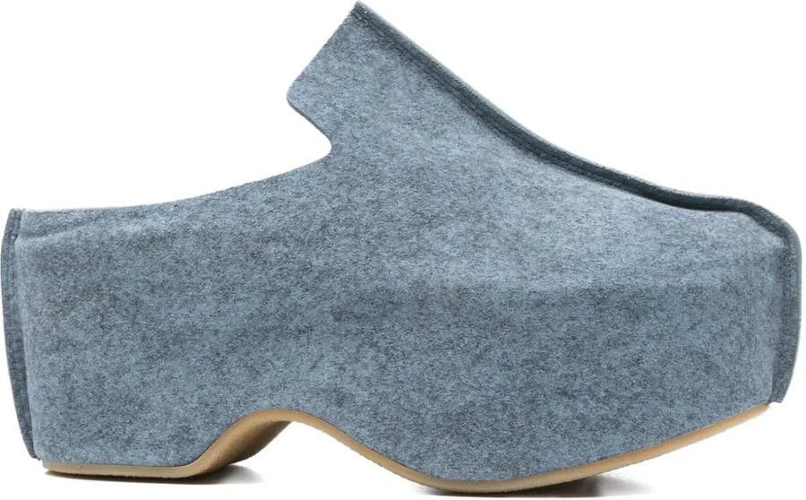 JW Anderson 75 mm klompen met plateauzool Blauw