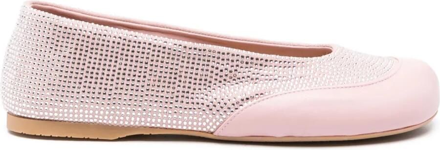 JW Anderson Ballerina's met kristallen Roze