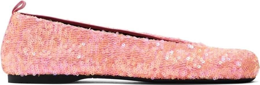 JW Anderson Ballerina's met pailletten Roze