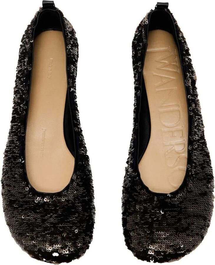 JW Anderson Ballerina's met pailletten Zwart - Foto 2