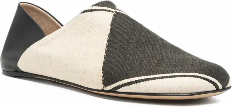 JW Anderson colour-block leather slipper mules Zwart - Foto 4