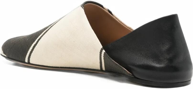 JW Anderson colour-block leather slipper mules Zwart - Foto 2