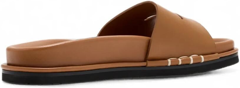 JW Anderson Fussbett leren slippers Bruin - Foto 4