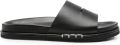 JW Anderson Fussbett leren slippers Zwart - Zwart