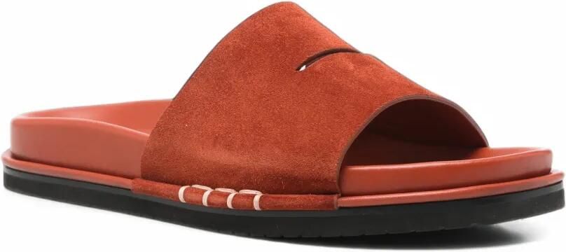JW Anderson Fussbett suède slippers Bruin - Foto 4