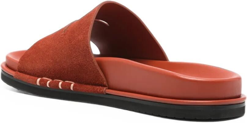 JW Anderson Fussbett suède slippers Bruin - Foto 3