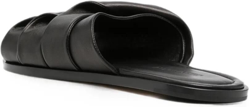 JW Anderson Gewatteerde sandalen met kruisbandjes Zwart - Foto 3