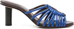 JW Anderson Geweven leren sandalen met hak Bruin