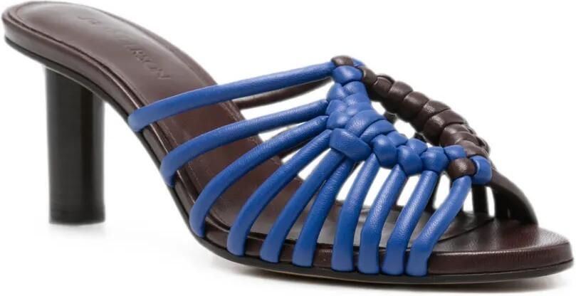 JW Anderson Geweven leren sandalen met hak Bruin - Foto 2