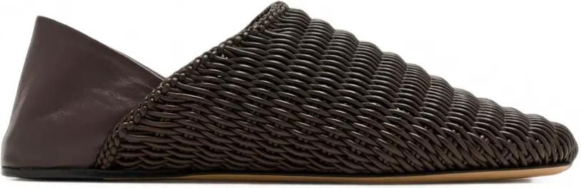 JW Anderson Geweven loafers Bruin