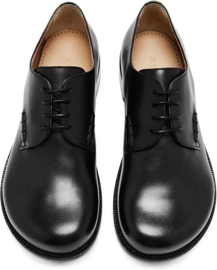 JW Anderson Leren derby schoenen Zwart