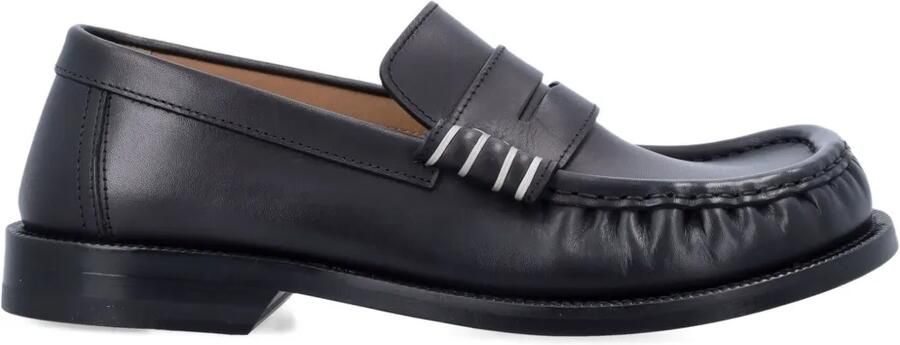 JW Anderson Leren loafers Zwart