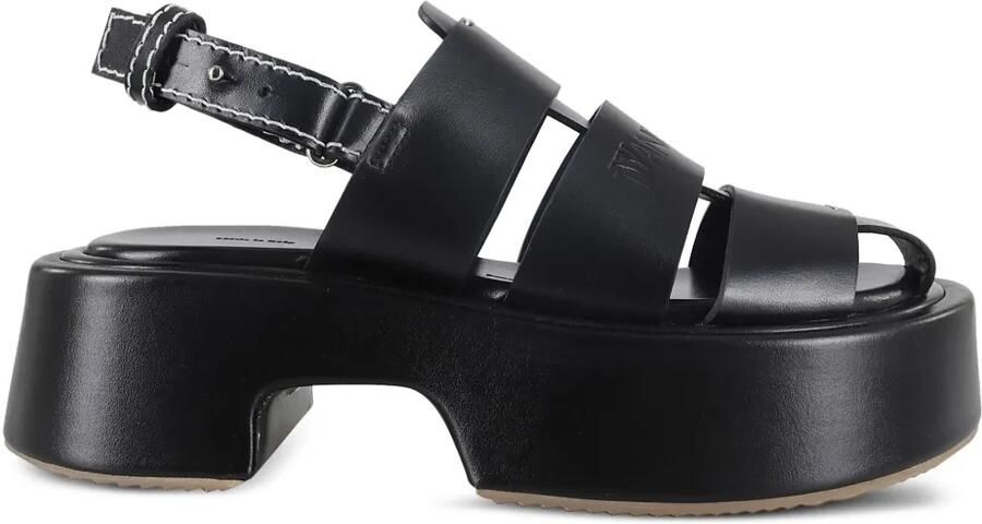 JW Anderson Leren pumps Zwart