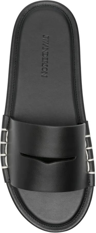 JW Anderson Leren sandalen Zwart - Foto 2