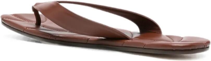 JW Anderson Leren slippers Bruin - Foto 4