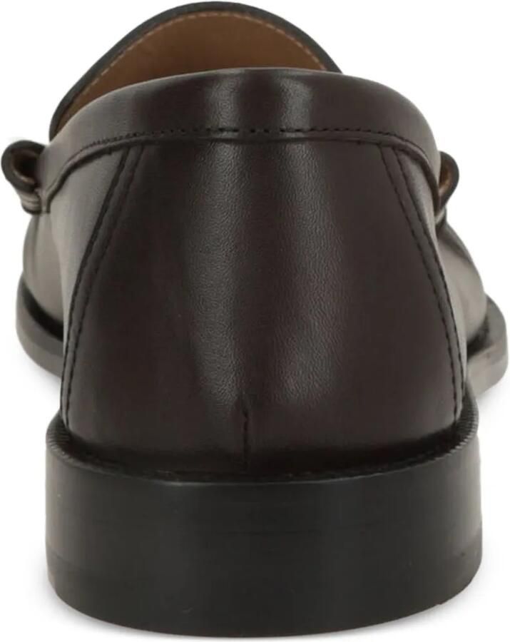 JW Anderson Leren loafers met contrasterend stiksel Bruin - Foto 2