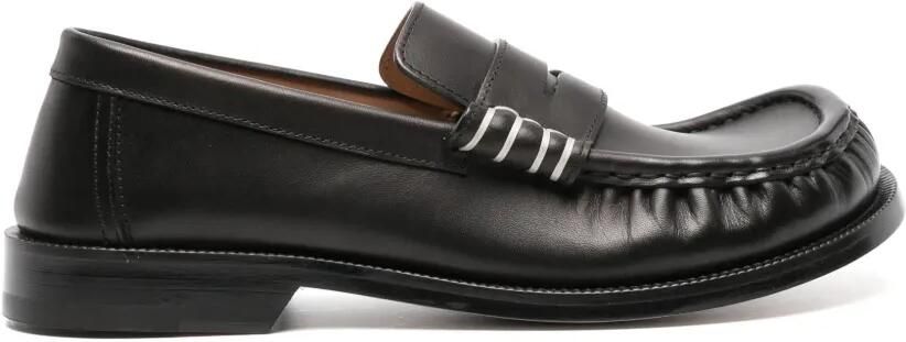 JW Anderson loafer mocassins in black Zwart