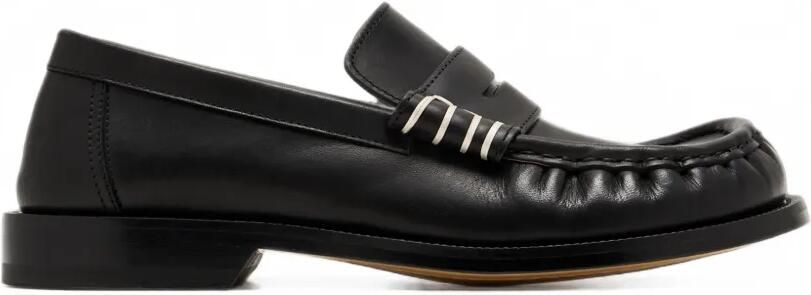 JW Anderson Loafers met contrasterend stiksel Zwart