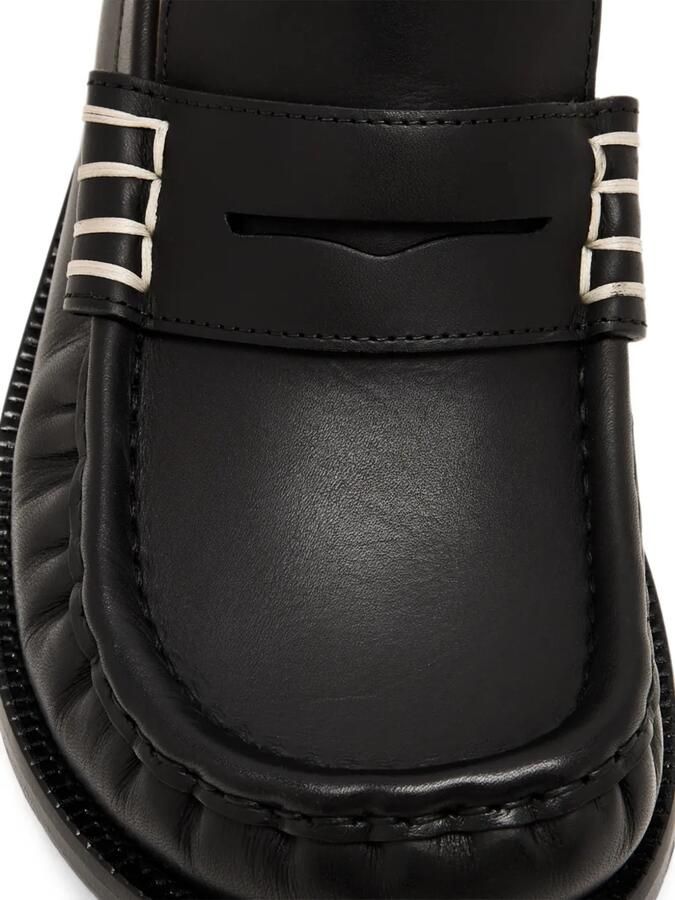 JW Anderson Loafers met contrasterend stiksel Zwart - Foto 3