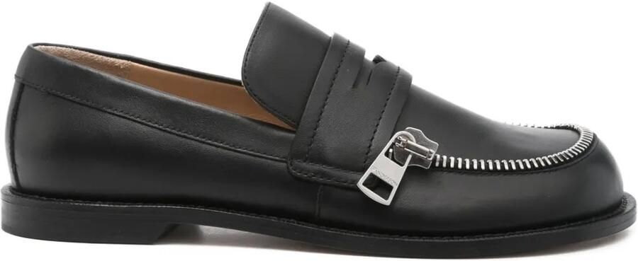 JW Anderson Loafers met ritsdetail Zwart