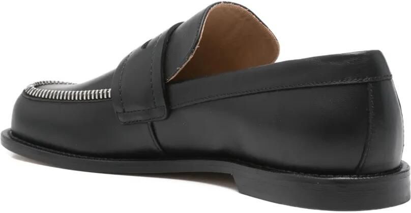 JW Anderson Loafers met ritsdetail Zwart - Foto 3