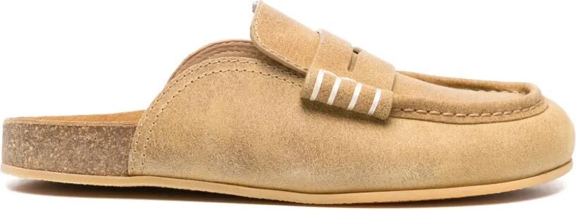JW Anderson Loafers met stikseldetail Beige