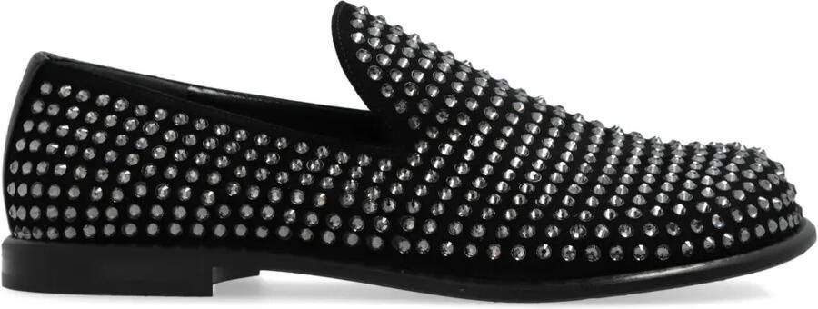 JW Anderson Loafers verfraaid met kristallen Zwart