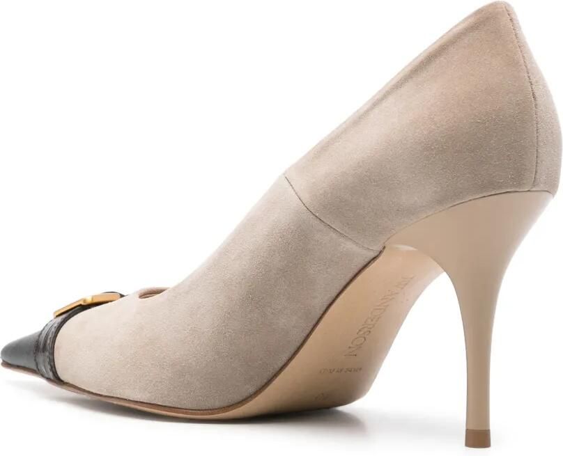 JW Anderson Pumps met gespdetail Beige - Foto 2