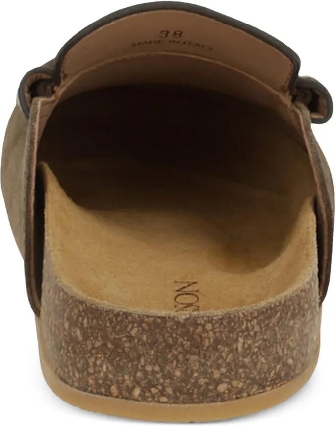 JW Anderson stitch-detail suede mules Bruin - Foto 2