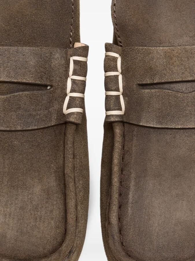 JW Anderson Stitch suède sandalen Beige - Foto 2