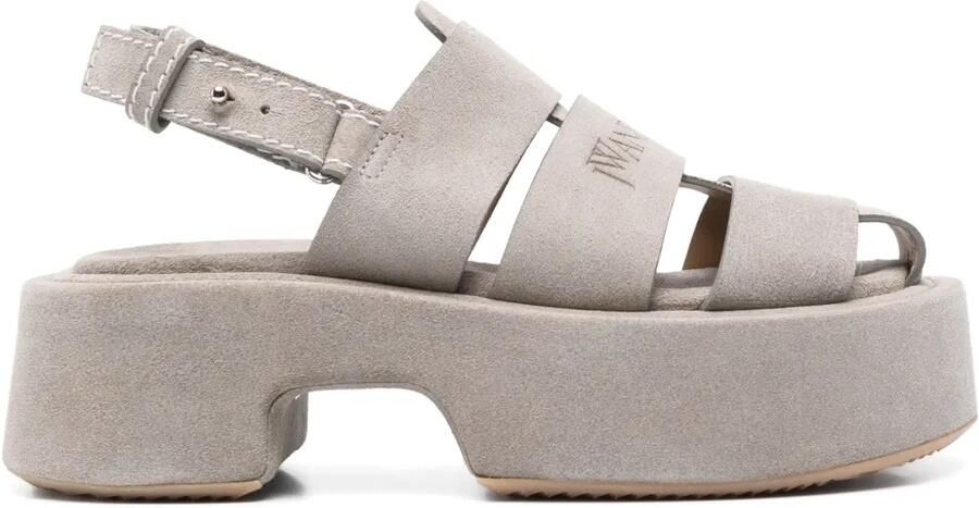 JW Anderson Suède sandalen Grijs